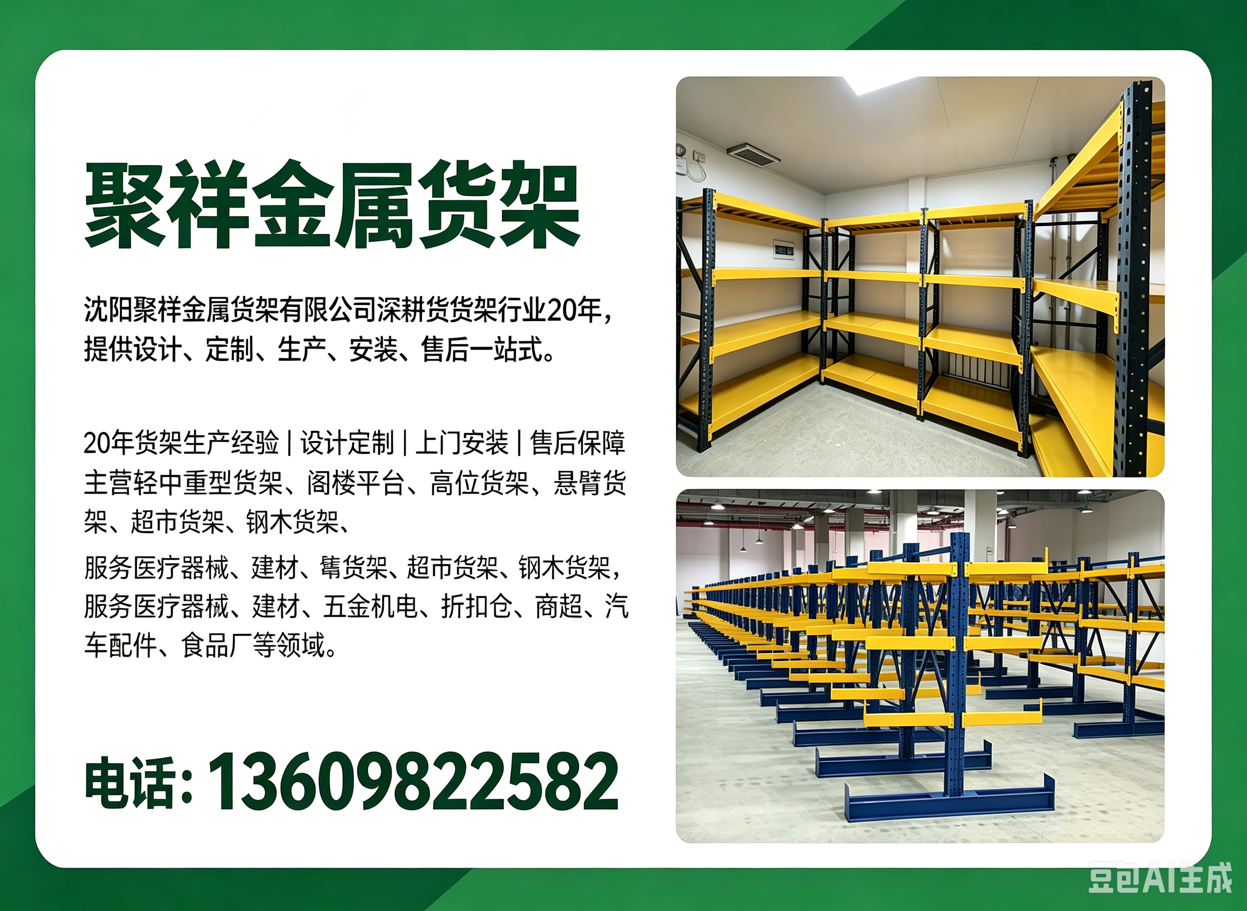 聚祥金属货架锦州线上分站